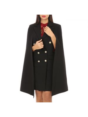 Czarny płaszcz La Modeuse