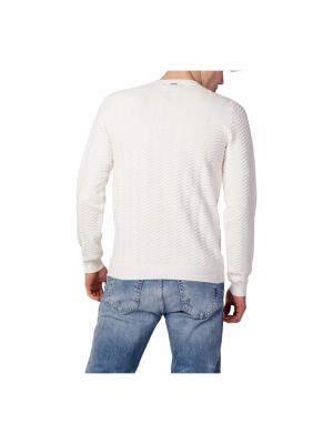 Jersey de punto manga larga de tela jersey Antony Morato blanco