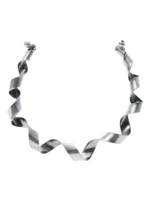 Ожерелье Dries Van Noten серебряное