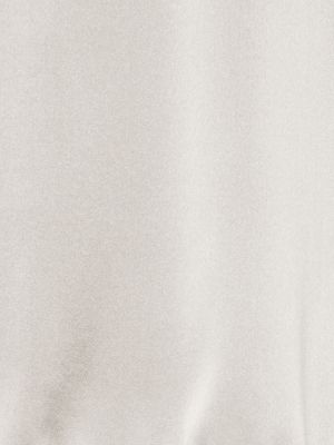 Camiseta de raso de seda Max Mara beige