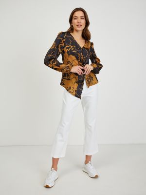 Satenska bluza s cvetličnim vzorcem Orsay