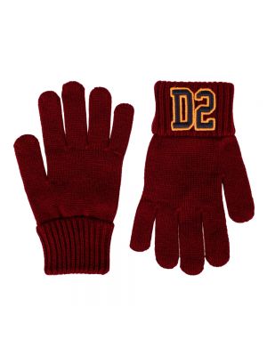Rękawiczki Dsquared2 czerwone