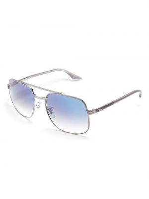 Oversize sonnenbrille Ray-ban silber
