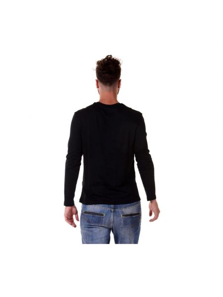 Camiseta de punto Versace Jeans Couture negro