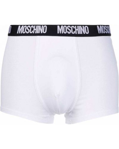 Boxershorts aus baumwoll Moschino weiß