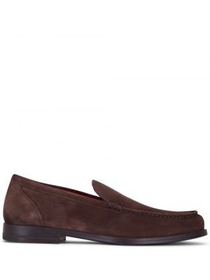 Loafers med slip-on Santoni brun