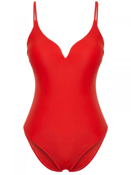 Bikini s v-izrezom Trendyol crvena