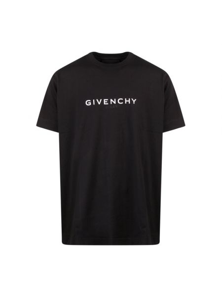 Koszulka z dżerseju Givenchy czarna