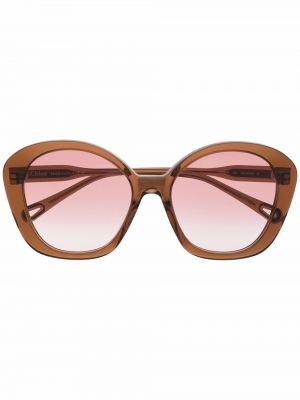 Overdimensjonert briller Chloé Eyewear brun