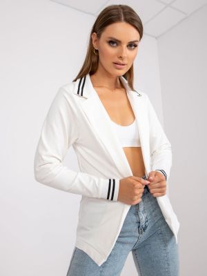 Pamučna jakna Fashionhunters bijela