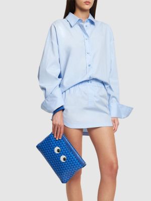Чанта тип „портмоне“ Anya Hindmarch синьо