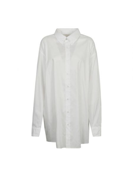 Koszula z długim rękawem oversize Maison Margiela biała