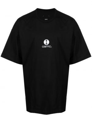 Oversize t-krekls Oamc melns