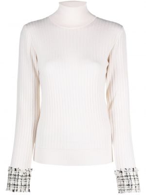 Jersey de cuello vuelto de tela jersey de tweed Dolce & Gabbana