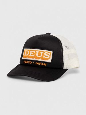 Czarna czapka z daszkiem Deus Ex Machina