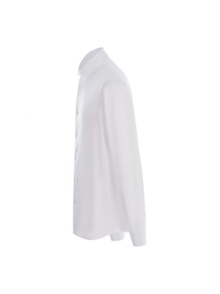 Camisa de algodón de tela jersey Filippo De Laurentiis blanco