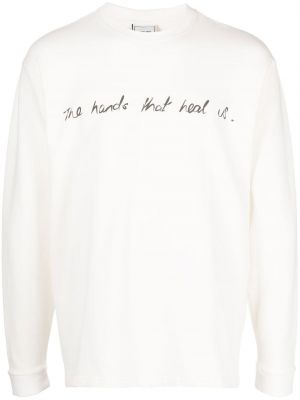 Sweatshirt aus baumwoll mit print Bethany Williams weiß