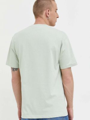 Tricou din bumbac On Vacation verde