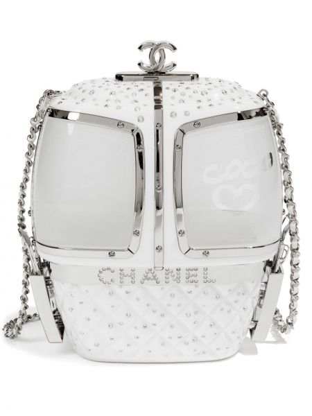 Pochette Chanel Pre-owned blanc