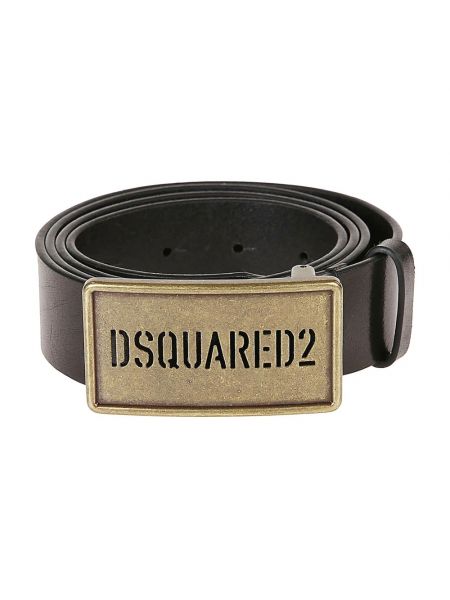 Cinturón de cuero elegante Dsquared2 marrón