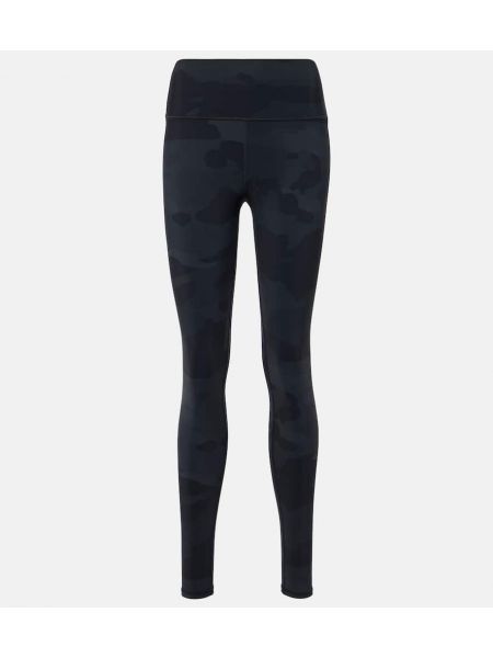 High waist sporthose Alo Yoga schwarz