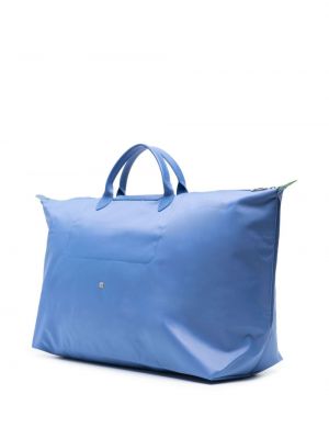 Shopper kabelka Longchamp modrá