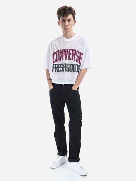 Tričko s potiskem Converse bílé