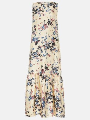 Svilena maksi haljina s cvjetnim printom Asceno