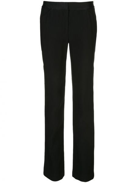 Pantalones rectos ajustados Kiki De Montparnasse negro