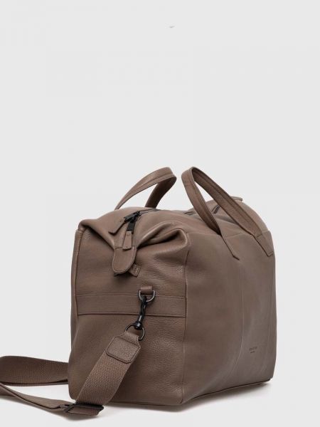 Шкіряна сумка Marc O'polo коричнева