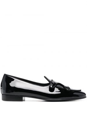 Skinn loafers Edhen Milano svart