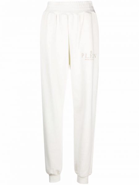 Teplákové nohavice Philipp Plein biela