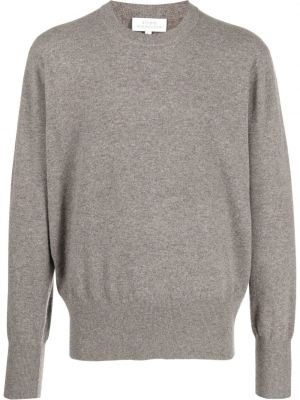 Пуловер с кръгло деколте Studio Nicholson сиво