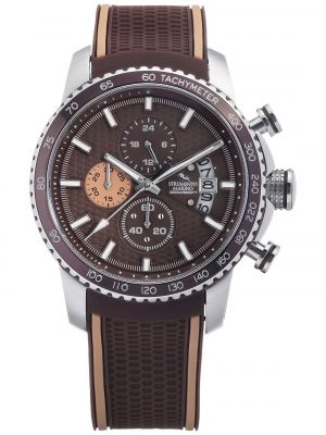 Часы с хронографом Strumento Marino коричневые