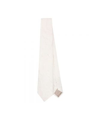 Jacquard krawatte Emporio Armani beige