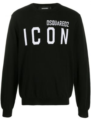 Jersey de tela jersey Dsquared2 negro