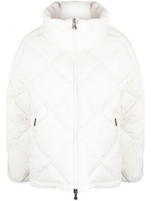 Péřová bunda na zip Pyrenex bílá