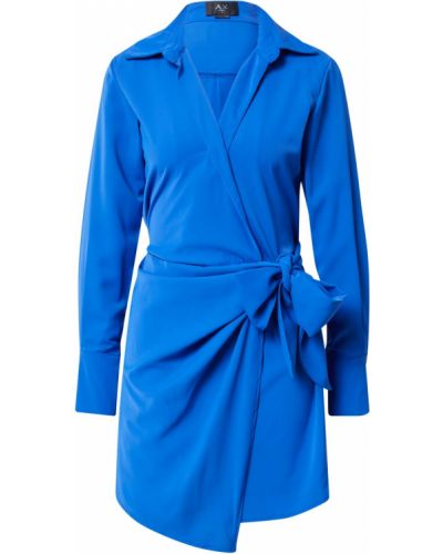 AX Paris Košeľové šaty  kráľovská modrá