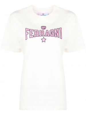 T-shirt con stampa Chiara Ferragni