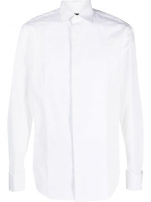 Pamučna košulja Emporio Armani bijela