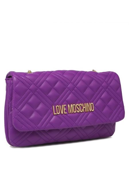 Клатч Love Moschino фиолетовый