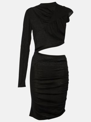 Μάλλινη φόρεμα Isabel Marant μαύρο
