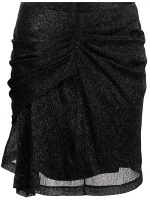 Drapovaný sukňa Iro čierna