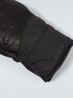 Rękawiczki skórzane Oakley czarne