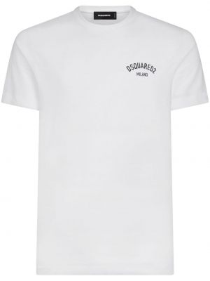 T-shirt aus baumwoll mit print Dsquared2