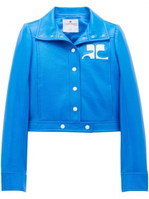 Blouson bomber Courrèges bleu