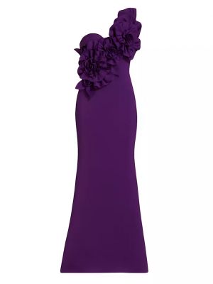 Платье Badgley Mischka фиолетовое