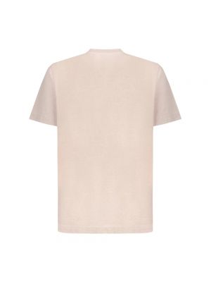 Camiseta de algodón Zanone rosa