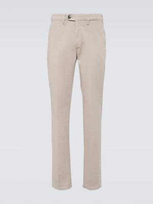 Pantalones chinos de algodón Canali