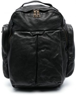 Leder rucksack mit reißverschluss Officine Creative
